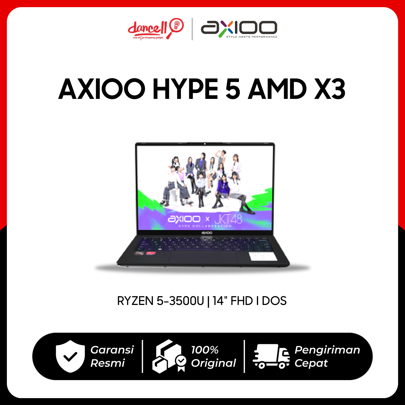 Axioo Hype 5 AMD X3