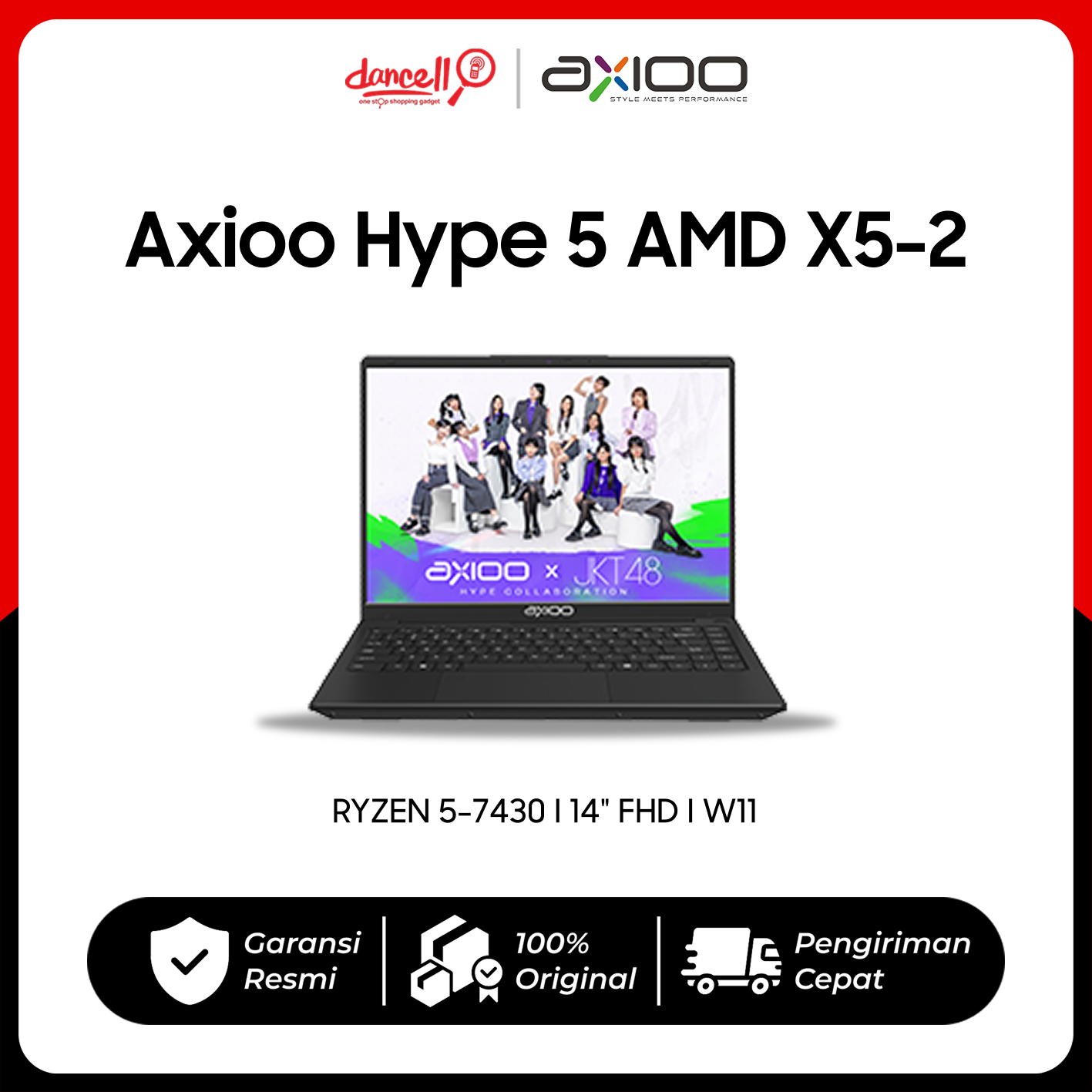 Axioo Hype 5 AMD X5-2