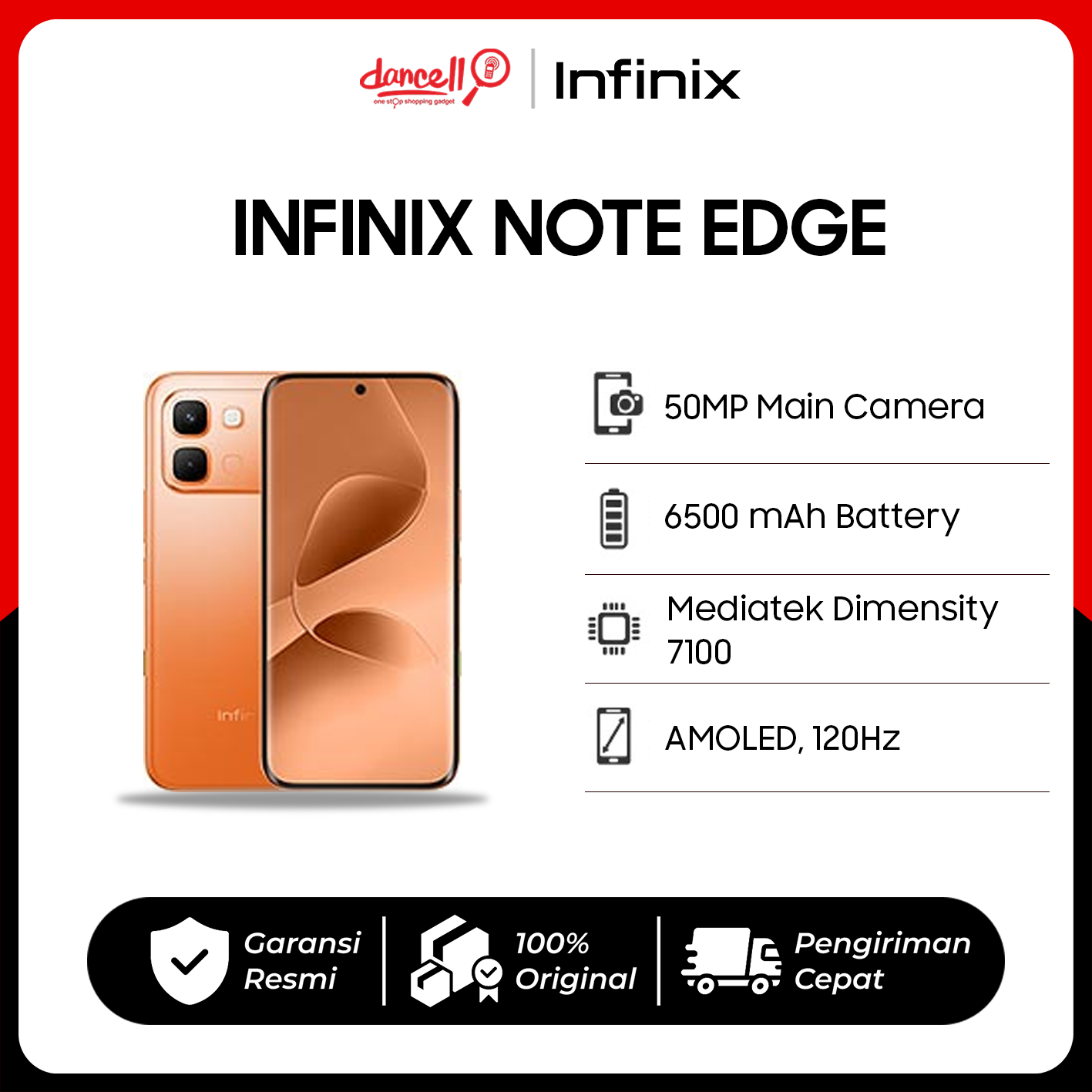 Infinix NOTE Edge 5G+